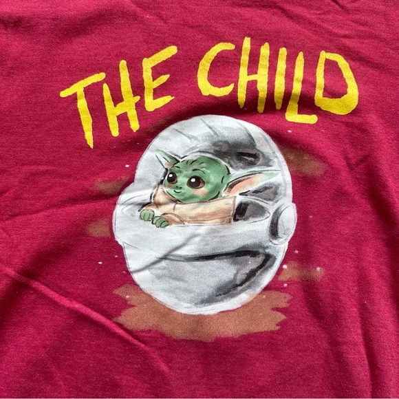 Star Wars The Mandalorian | Boxlunch Red Long Sleeve Sweater | Size Extra Small - Picture 4 of 8